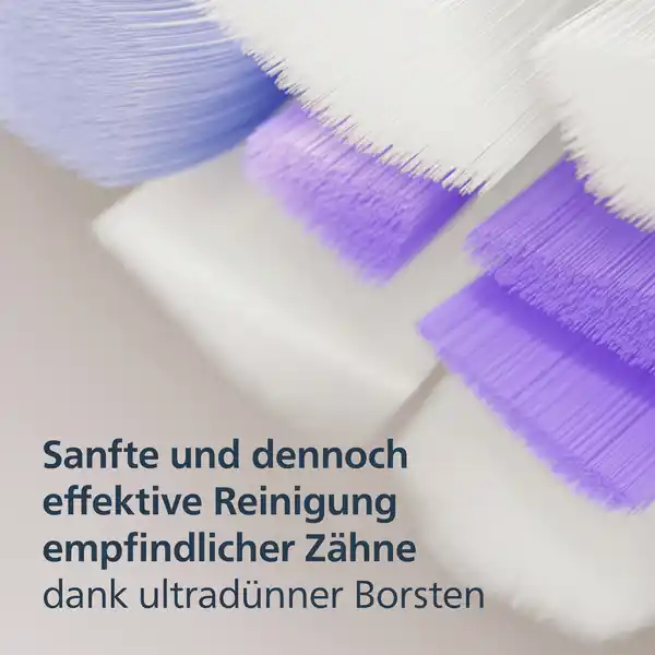 Bild 4 von PHILIPS Sonicare Aufsteckbürsten S2 Sensitive HX6058/87 weiß