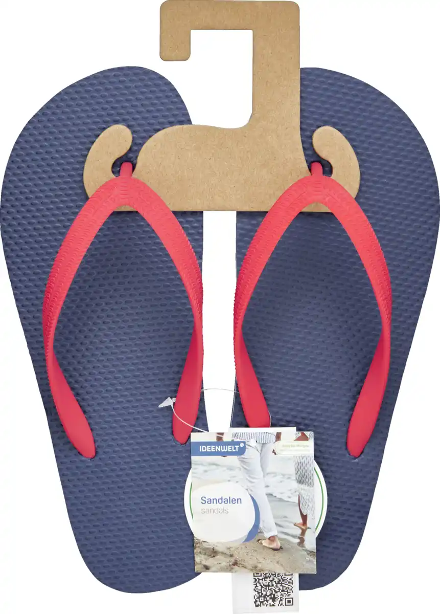 Bild 1 von IDEENWELT V-Sandale 41/42 blau/rot
