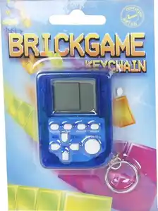 IDEENWELT Mini Brickgame mit Schlüsselanhänger