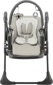 Kinderkraft Kinderhochstuhl 2 in1 Tummie Grau
