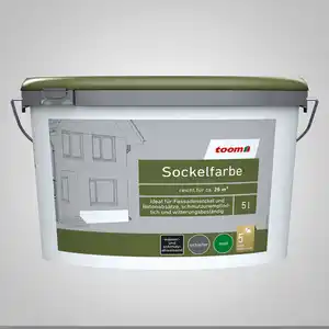 toom Sockelfarbe schieferfarben matt 5 l