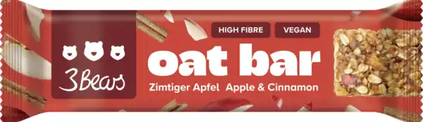 Bild 2 von 3Bears Oat Bar - Zimtiger Apfel, 45 g