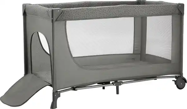 Bild 3 von Kinderkraft Klappbares 3-in-1-Kinderbett JOY 2 mit Zubehör Grau