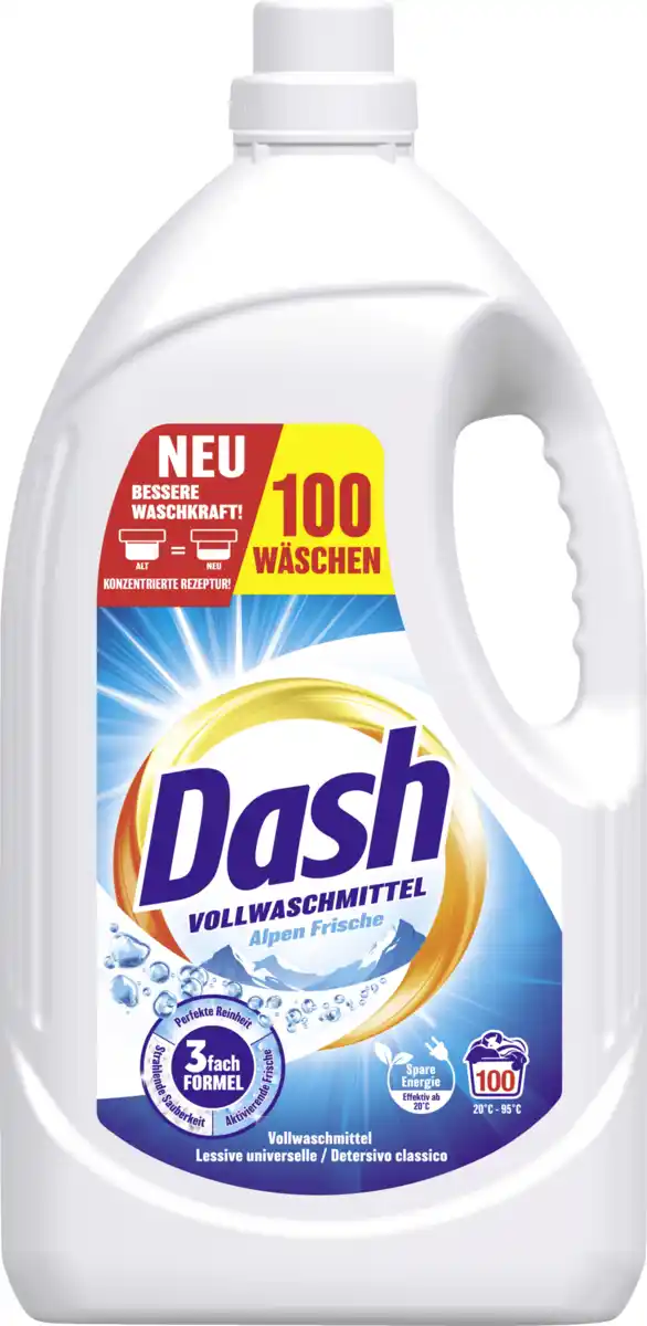 Bild 1 von Dash Vollwaschmittel Flüssig Großpackung 100 WL