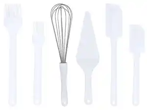 SILVERCREST® Silikonpinsel-Set / Teigschaber-Set / Schneebesen- und Tortenheber-Set