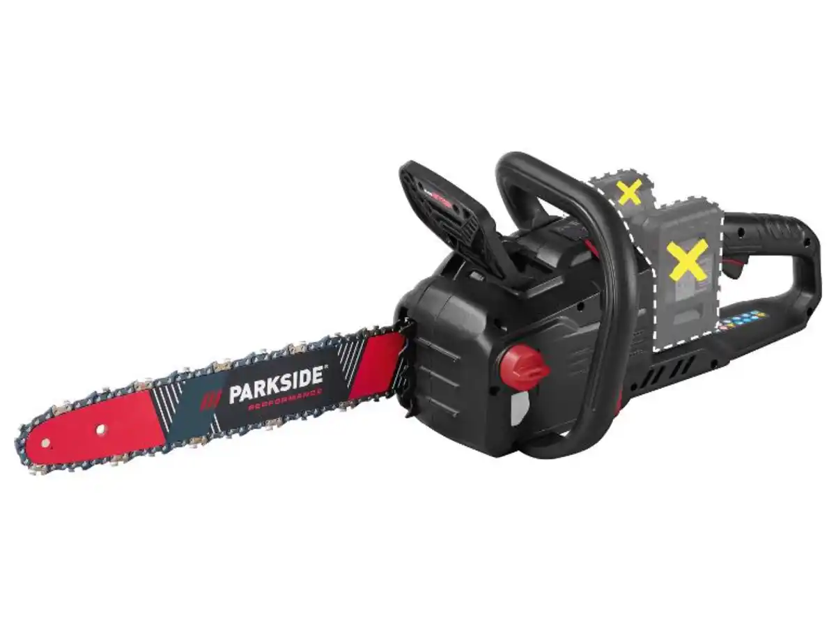Bild 1 von PARKSIDE PERFORMANCE®  40 V Akku-Kettensäge »PPKSA 40-Li C3«, ohne Akkus und Ladegerät