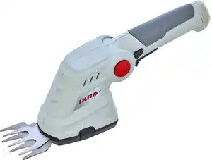 Ikra Akku Gras- und Strauchschere IGBS 3.6 USB, inkl. Ladegerät