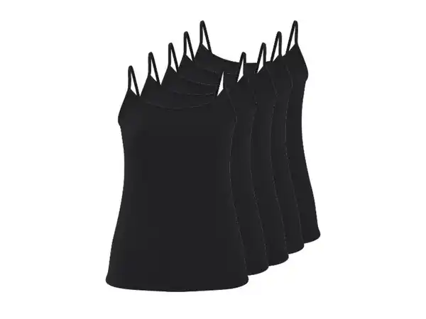 Bild 2 von esmara® Damen Spaghettiträgerhemden, 5 Stück