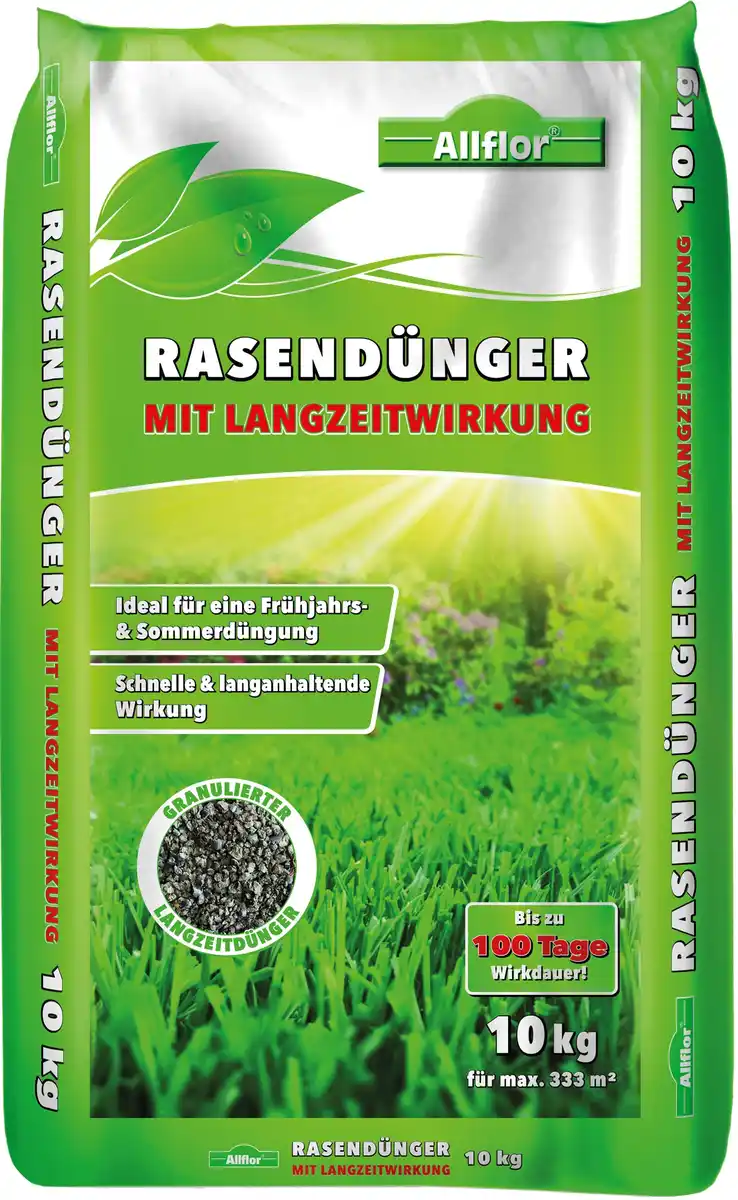 Bild 1 von Allflor Rasendünger LZW 7-3-6 10 kg Beutel