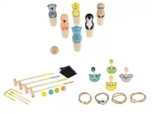 lupilu® Tierkegeln / Krocket / Tierwurfspiel