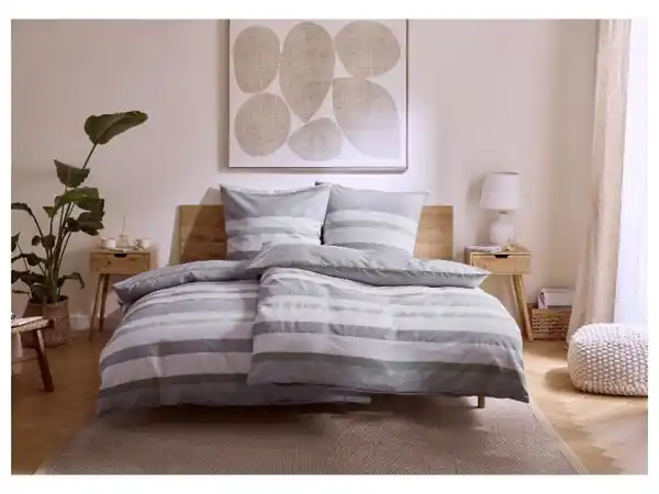 Bild 3 von LIVARNO® Renforcé-Bettwäsche-Set, 4-teilig, 135 x 200 cm