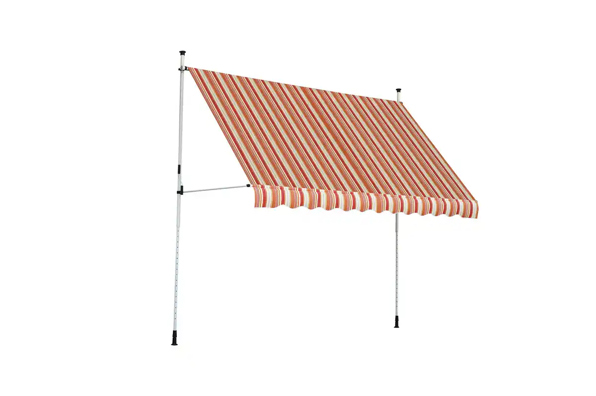 Bild 1 von TrendLine Balkon-Markise 3 x 1,3 m orange-weiß gestreift