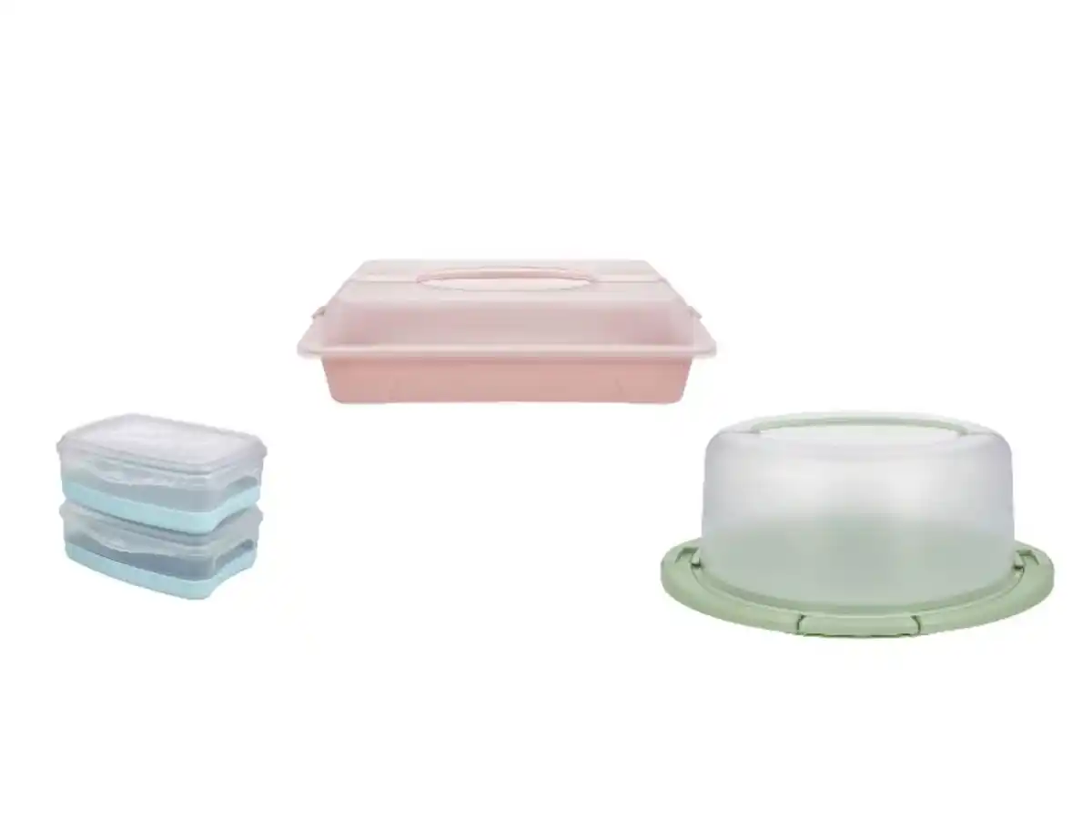 Bild 1 von SILVERCREST® Kühl-Lunchboxen/ Kühl-Partycontainer/ Kühl-Tortenglocke