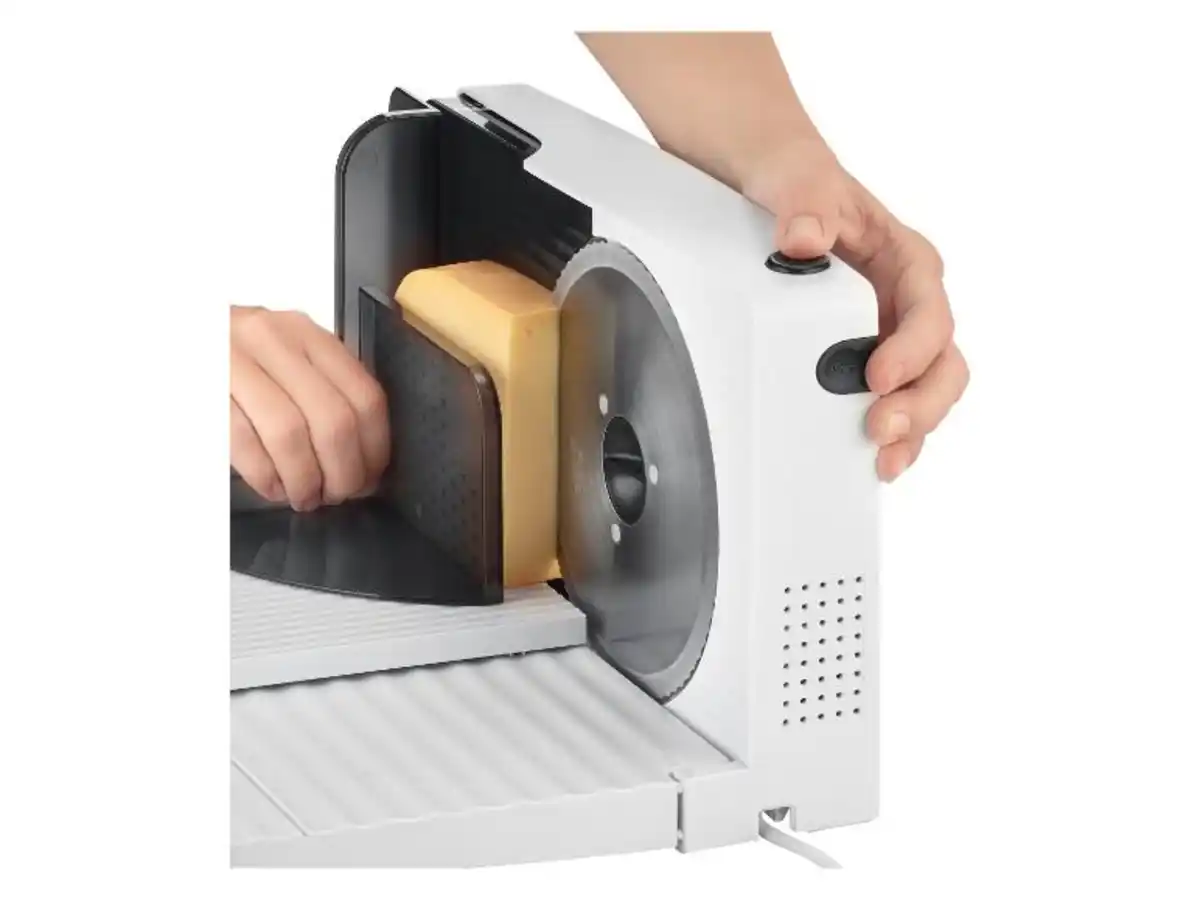 Bild 2 von SEVERIN Kompakt Allesschneider mit DC Motor »AS 3912«, mit zusammenklappbarer Grundplatte""