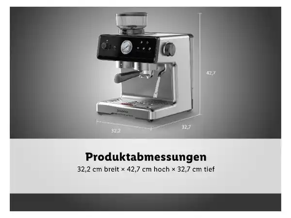 Bild 2 von SILVERCREST® Premium-Espressomaschine »SEMST 1500 A1«