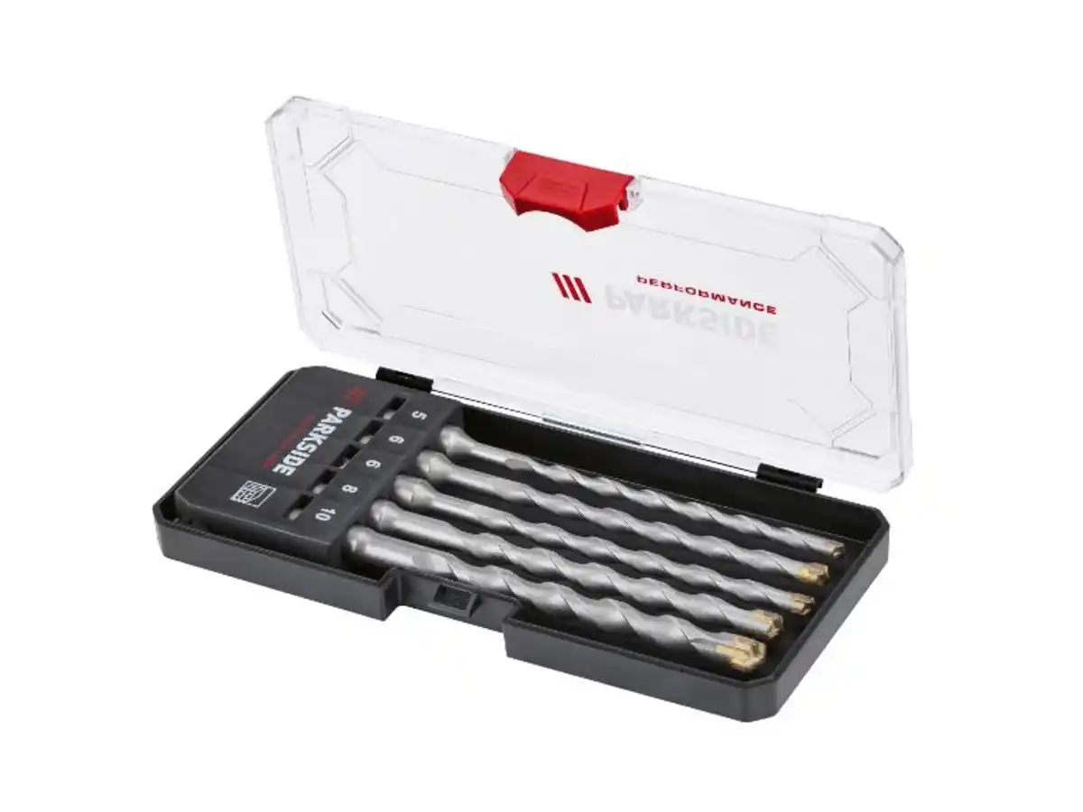 Bild 2 von PARKSIDE PERFORMANCE® SDS-Plus-Hammerbohrer / SDS Plus Meißel-Set