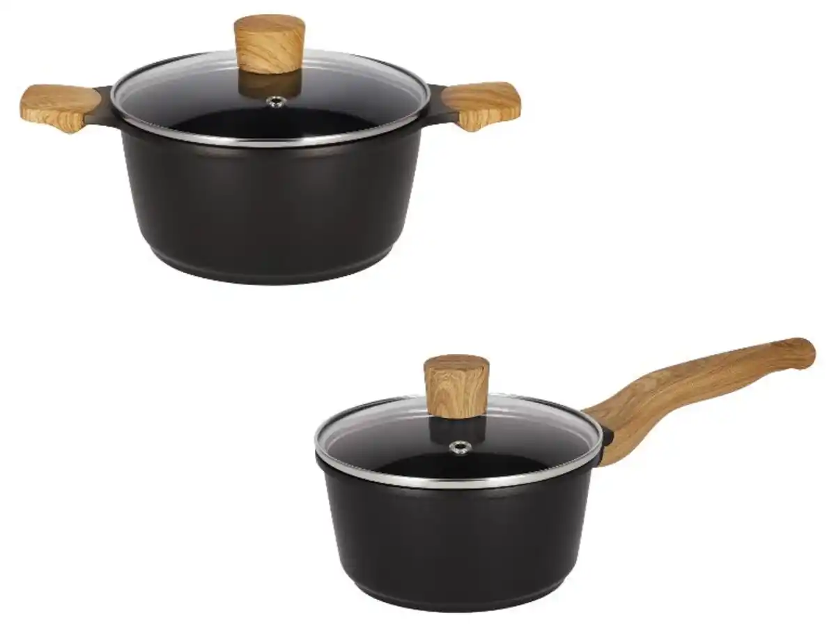 Bild 1 von SILVERCREST® Aluguss-Topf, Ø 20 cm / Aluguss-Stielkasserolle, Ø 16 cm