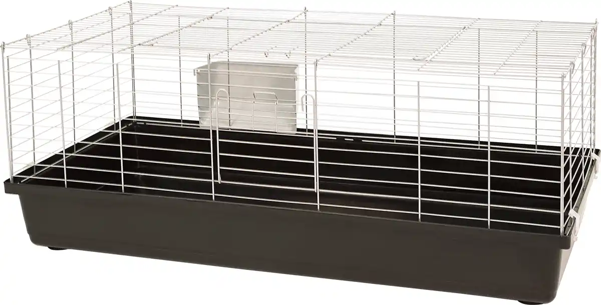 Bild 1 von Ollesch Kleintierkäfig Rabbit 120 cm 120 x 59 x 50, silber/schwarz