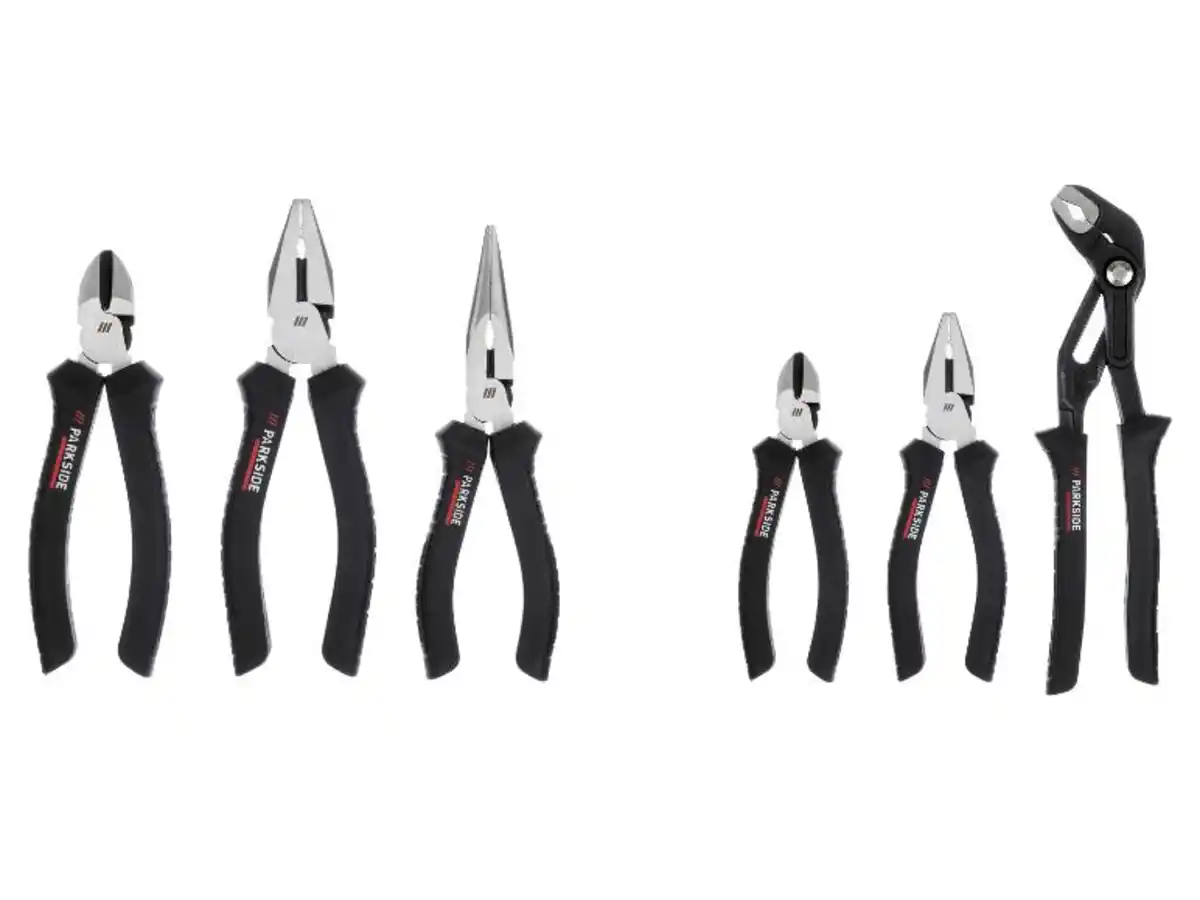 Bild 1 von PARKSIDE PERFORMANCE® Zangen-Set, 3-teilig, mit 3-Komponenten-Griffen