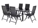 Bild 1 von LIVARNO® Alu-Premium-Set »Toronto«, 7-teilig - Standardtisch & 6 Klappsessel