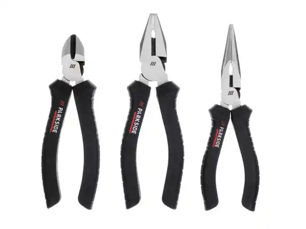 Bild 2 von PARKSIDE PERFORMANCE® Zangen-Set, 3-teilig, mit 3-Komponenten-Griffen