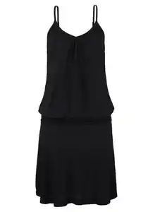 Beachtime Strandkleid aus Viskosejersey mit verstellbaren Trägern, kurzes Sommerkleid