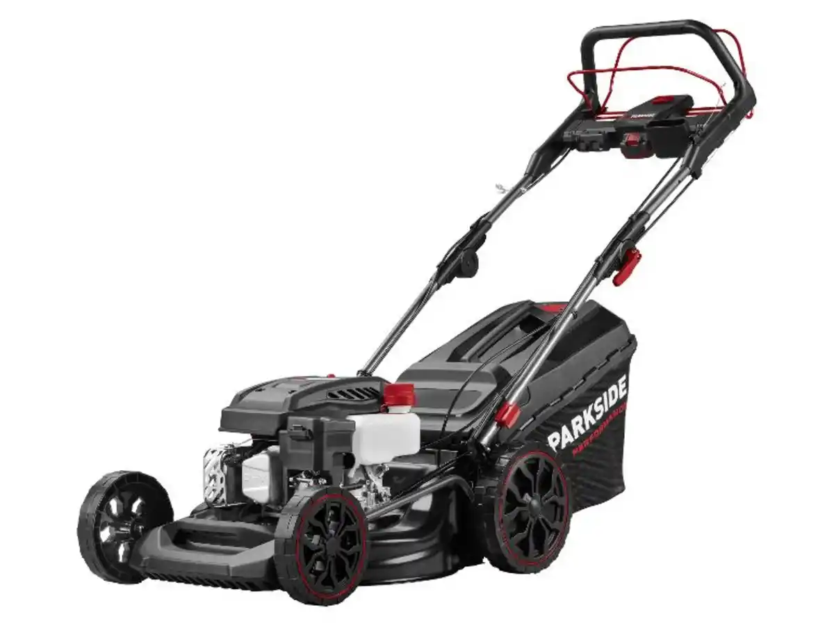 Bild 1 von PARKSIDE PERFORMANCE® Benzin-Rasenmäher »PPBRM 46 B2« mit Elektrostarter-Akku und Ladegerät
