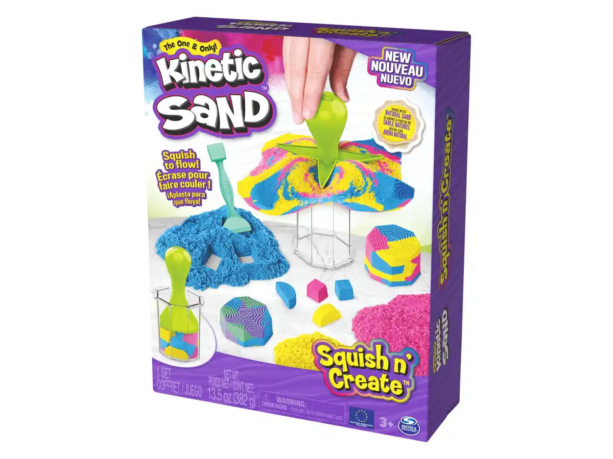 Bild 4 von Kinetic Sand Set »Squish N' Create«