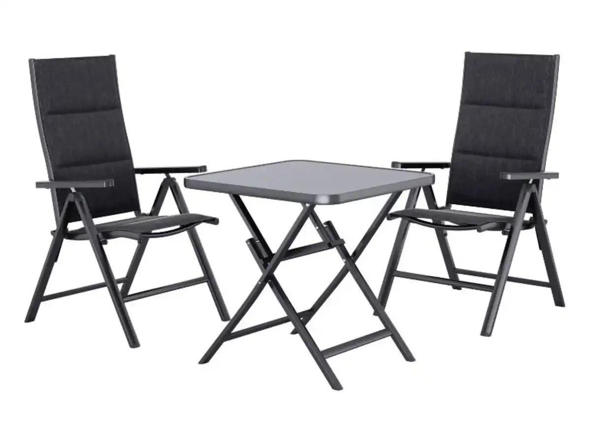 Bild 1 von LIVARNO® Alu-Premium-Set »Toronto«, 3-teilig - Klapptisch & 2 Klappsessel