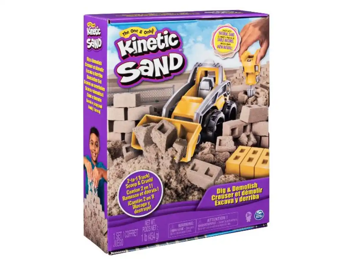 Bild 1 von Kinetic Sand Dig und Demolish Set