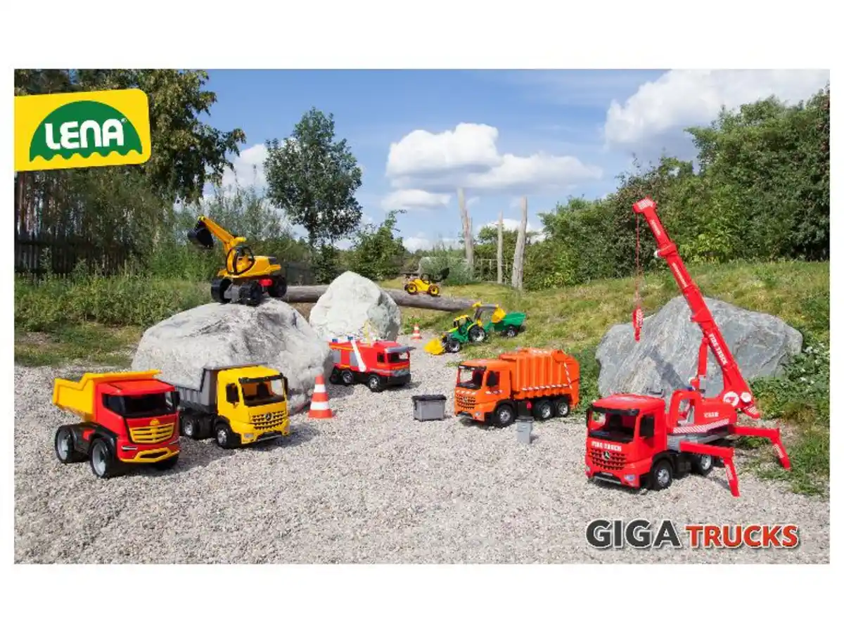 Bild 3 von LENA GIGA TRUCKS Feuerwehr Actros / GIGA TRUCKS Müllwagen, Schaukarton