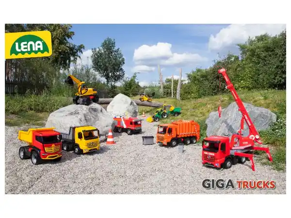 Bild 3 von LENA GIGA TRUCKS Feuerwehr Actros / GIGA TRUCKS Müllwagen, Schaukarton