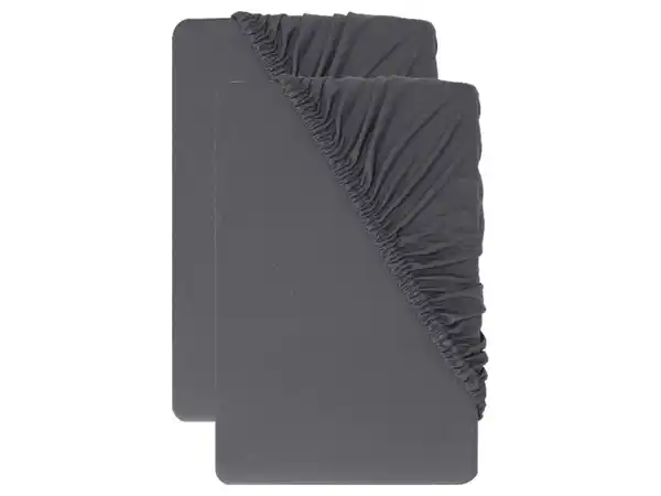 Bild 2 von LIVARNO® Jersey-Spannbettlaken-Set, 2 Stück, 140-160 x 200 cm