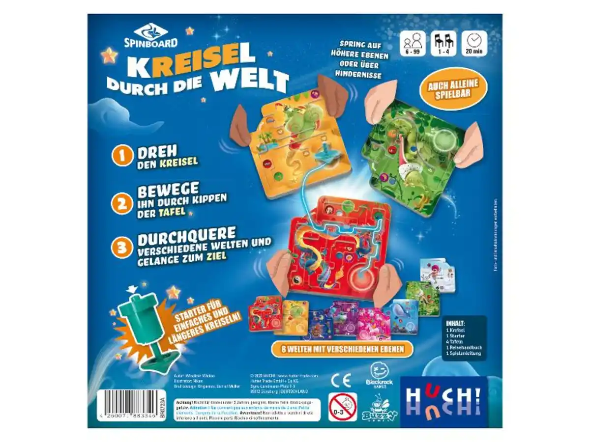 Bild 2 von HUCH! Kinderspiel »Kreisel durch die Welt«""