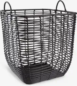 Korb BERGE B37xL37xH39cm schwarz