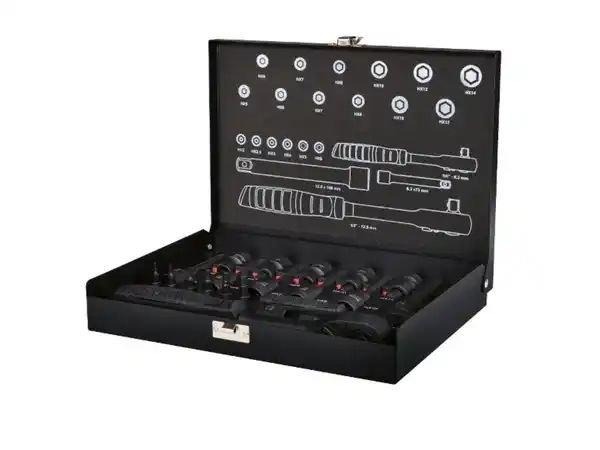Bild 2 von PARKSIDE PERFORMANCE® Steckschlüssel-Satz / Steckschlüsselsatz mit T-Profil / Steckschlüsselsatz mit Innensechskant