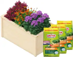 Upyard Hochbeet + Gratis Substral Naturen Hochbeeterde 3 x 60 L