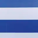 Bild 2 von Strand-/ Sonnenschirm - Weiß/Blau gestreift