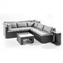 Bild 3 von 20-tlg. Loungegarnitur "Como" mit Sonnendach & 1 Beistelltisch, ca. 203,5 x 191,5 x 164 cm