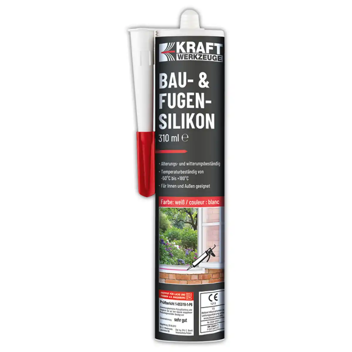 Bild 1 von Kraft Werkzeuge Bau- und Fugensilikon 310 ml