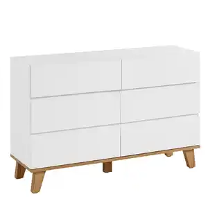 Sideboard mit Melaminbeschichtung, ca. 120 x 39,5 x 101 cm