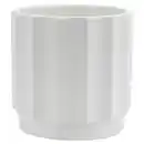 Bild 1 von BELAVI Pflanzgefäß Wellen, Style 1, Weiß Matt
