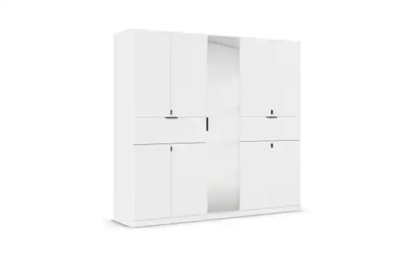 Bild 3 von Drehtürenschrank Ticao, weiß, 226 x 210 cm