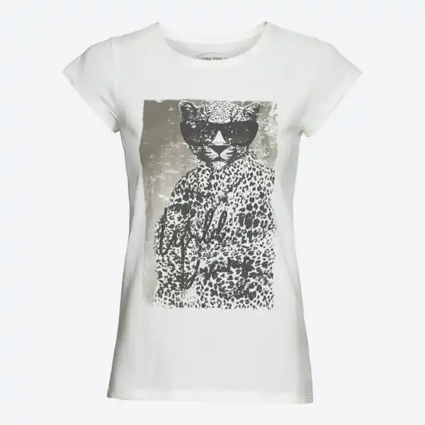 Bild 2 von Damen-T-Shirt mit Frontaufdruck