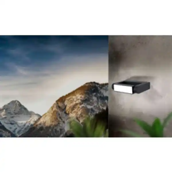 Bild 3 von EGLO LED-Außenwandleuchte »DONINNI 1«, 6W, 550 lm, 3000 k, weiss, (HxL): 7,5 x 13,5 cm