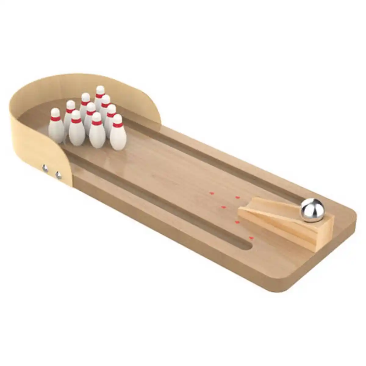 Bild 1 von TOYLINO Holz Tisch Spiele, Mini Bowling
