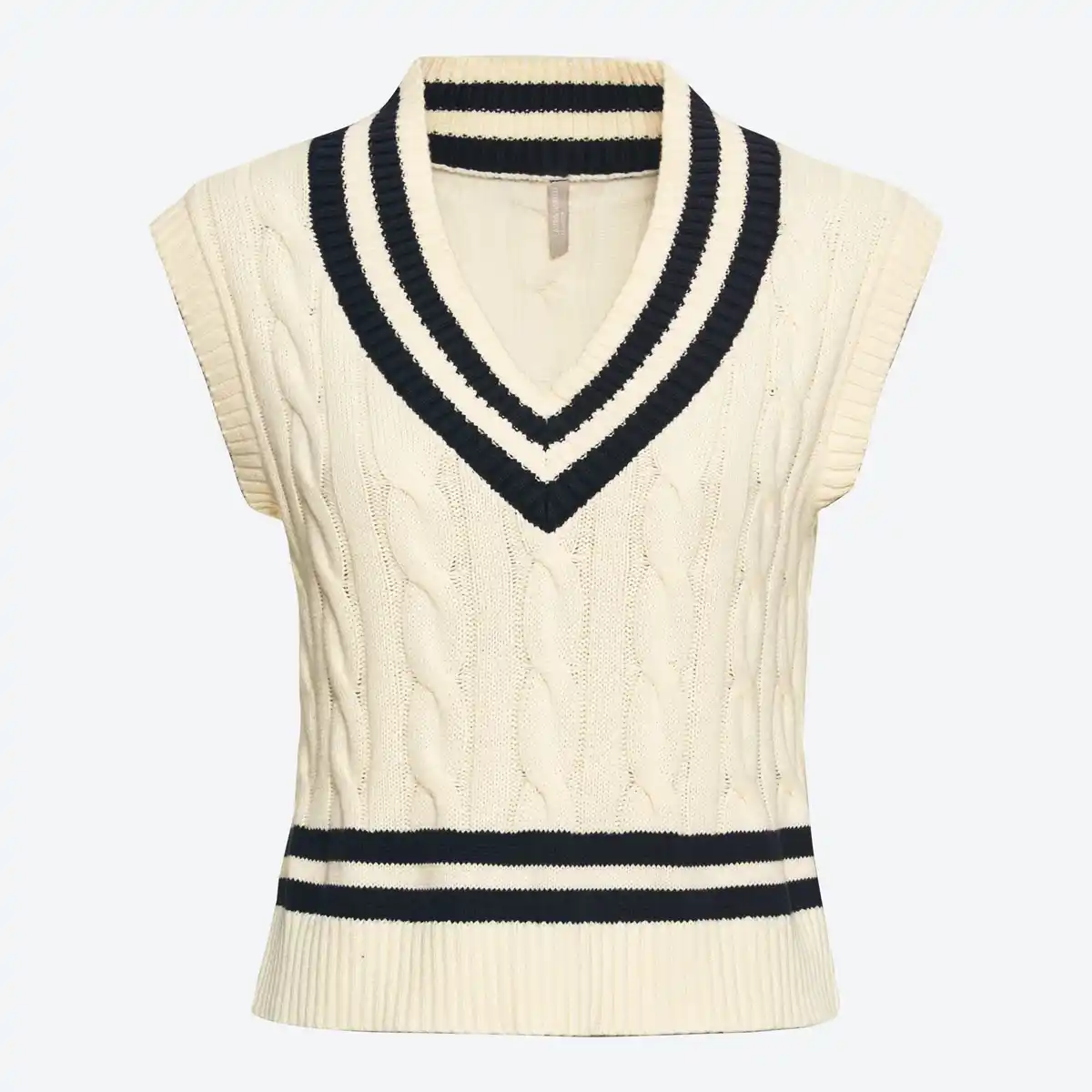 Bild 3 von Damen-Pullunder mit Zopfstrickmuster