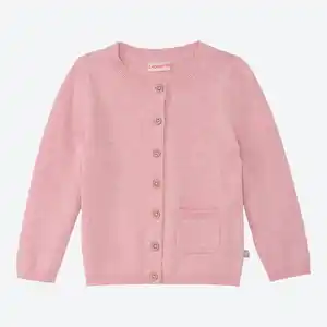 Baby-Mädchen-Strickjacke mit Knopfleiste
