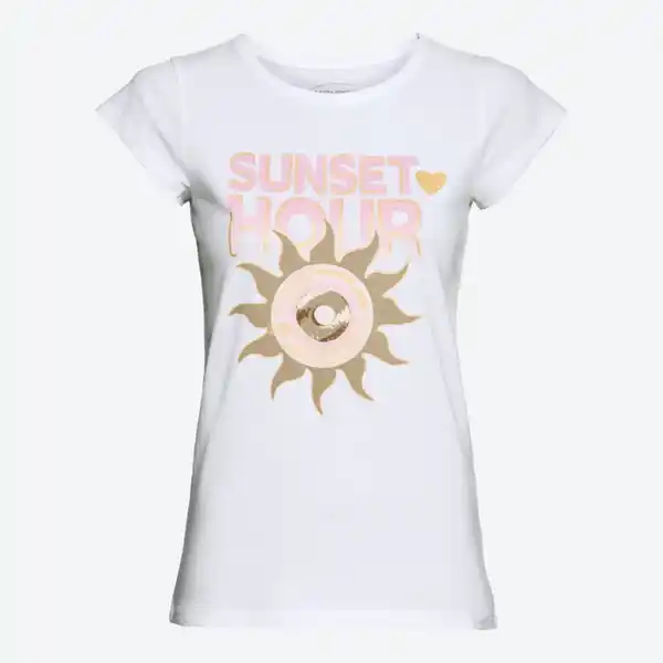 Bild 2 von Damen-T-Shirt mit Frontaufdruck