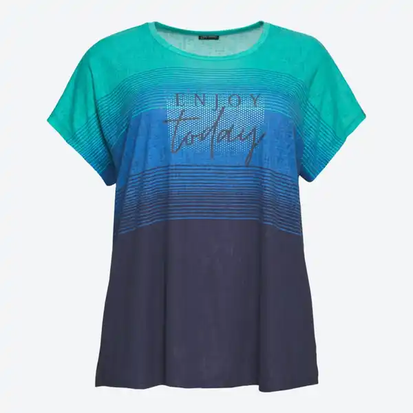 Bild 2 von Damen-T-Shirt mit U-Bootausschnitt, große Größen